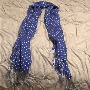 ☀️ Blue Polkadot Scarf